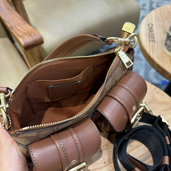 COACH mid-life underarm baguette bag mahjong bag - Picture 9 of 9